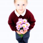 Child, Flowers, Fête-des-Pères, Famille, Tradition, Enfant, Cadeau, Joie,
